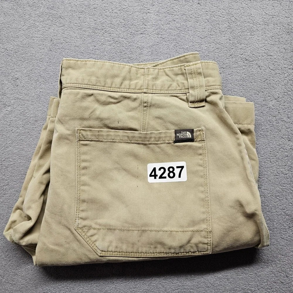 The North Face Pant Mens 34 Rainier Tan AJDJ Relaxed Straight EUC